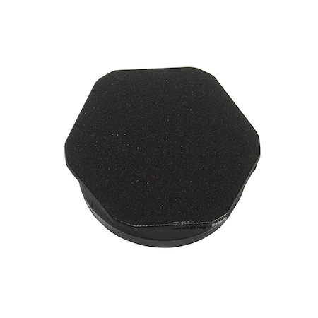 CLOSURE-HEX PLUG-2-1/4-HDPE-BLACK, 1000PK